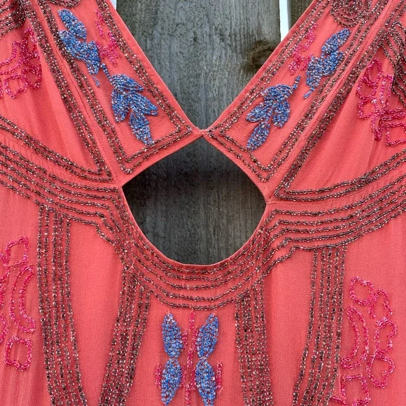 chinese dress ladies Free People Sundrenched Maxi Almost Apricot  KEEP Boutique